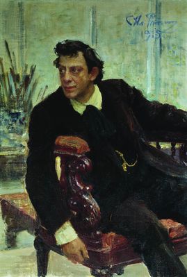 Портрет артиста П.В. Самойлова. 1915