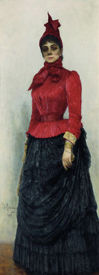 Портрет баронессы В.И. Икскуль фон Гильденбандт. 1889