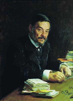 Портрет физиолога и.М. Сеченова. 1889