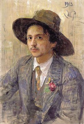 Портрет художника и.и. Бродского. 1913