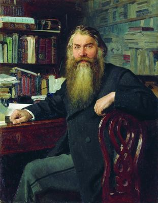 Портрет историка и.Е. Забелина. 1877