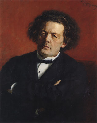 Портрет композитора А.Г. Рубинштейна. 1881