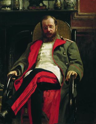 Портрет композитора Ц.А. Кюи. 1890