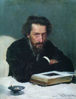 Портрет композитора П.и. Бларамберга. 1884