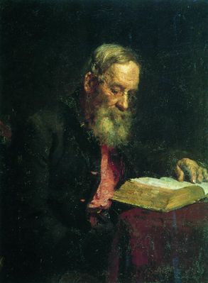 Портрет отца художника Е.В. Репина. 1879