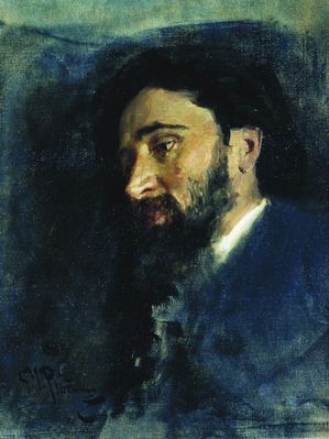 Портрет писателя В.М. Гаршина. 1883