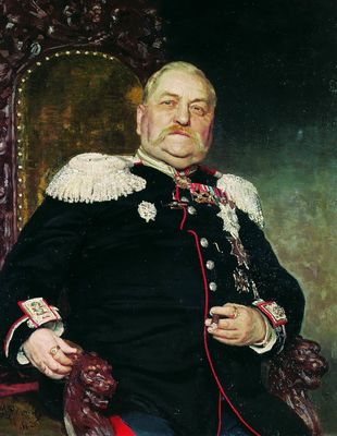Портрет военного инженера А.И. Дельвига. 1882