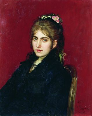 Портрет жительницы Чугуева С.Л. Любицкой. 1877