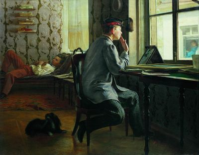 Приготовление к экзамену. 1864