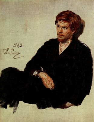 Студент-нигилист. 1883 Этюд