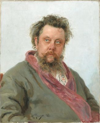 "Портрет М. П. Мусоргского", 1881