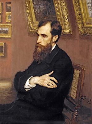 "Портрет П. М. Третьякова", 1883