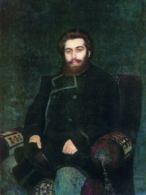"Портрет художника Архипа Куинджи", 1877