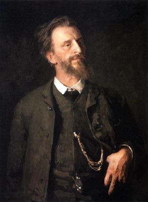 "Портрет Г. Г. Мясоедова", 1884, 1886