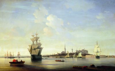«Ревель с рейда», 1843