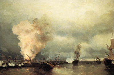«Морское сражение при Выборге 29 июня 1790 года», 1846