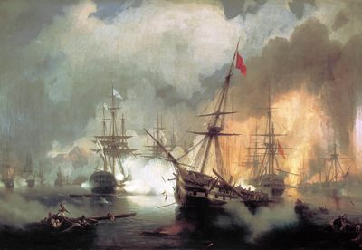 «Морское сражение при Наварине 2 октября 1827 года», 1846