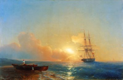 «Рыбаки на берегу моря», 1852