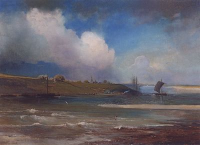 Вид Волги под Юрьевцем. 1870-е