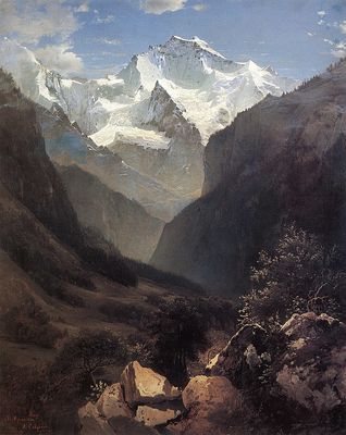 "Вид в Швейцарских Альпах (гора Малый Рухен)", 1862