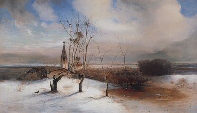 "Весна. Грачи прилетели", 1872