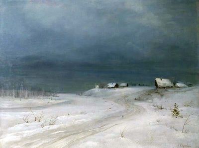 "Зимний пейзаж", 1880—1890-е