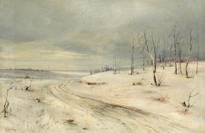 "Зимняя дорога", 1870-е