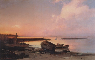 "Морской берег в окрестностях Ораниенбаума", 1854