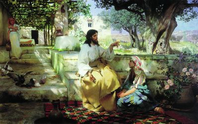 Христос у Марфы и Марии. 1886