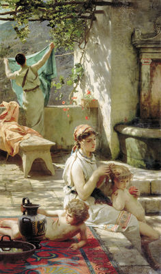 У водоёма. 1895