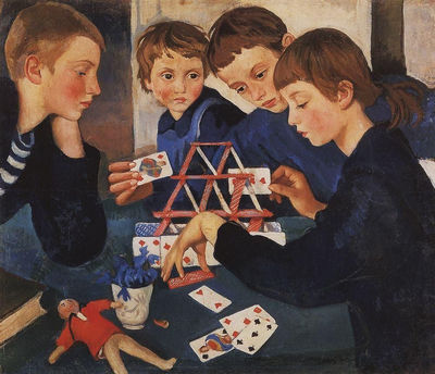 "Карточный домик", ок.1905