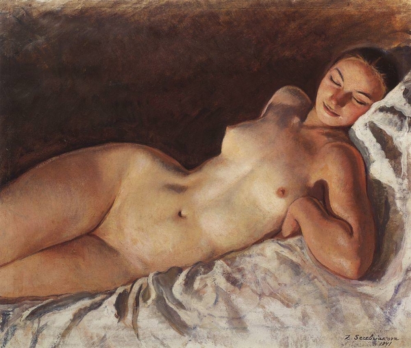 Спящая натурщица. 1941
