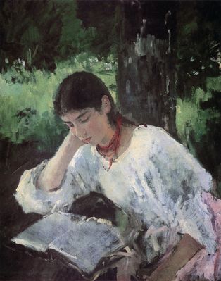 Портрет А.Я.Симонович. 1889