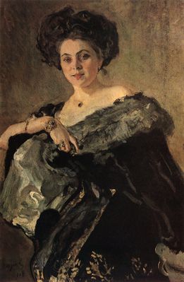 Портрет Е.С.Морозовой. 1908