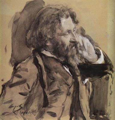Портрет и.Е.Репина. 1901