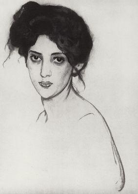Портрет и.Ю.Грюнберг. 1910