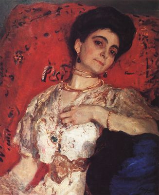 Портрет М.Н.Акимовой. 1908