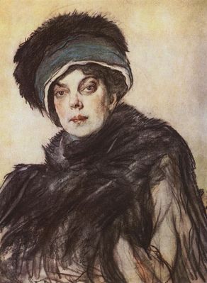Портрет кн. О.К. Орловой. 1911