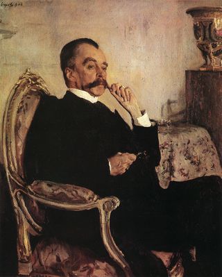 Портрет кн. В.Н. Голицына. 1906
