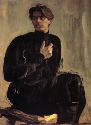 Портрет писателя А.М. Горького. 1905
