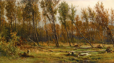 «Берёзы после бури», 1871