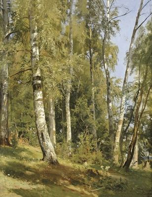 «Берёзовая роща», 1871