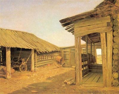 «Деревенский двор», 1800-е
