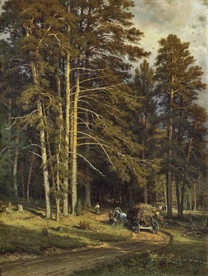 Лесная дорога. 1871-1872