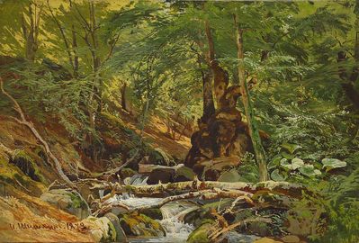 Лесной пейзаж. 1879
