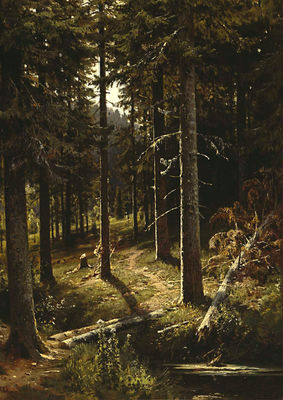 Лесной пейзаж. 1889-1890