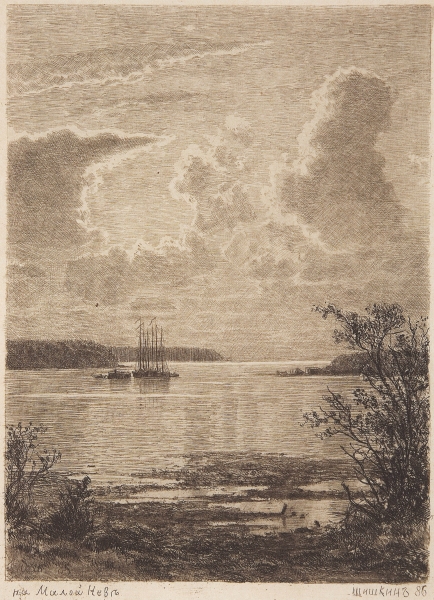 На Малой Неве. 1886