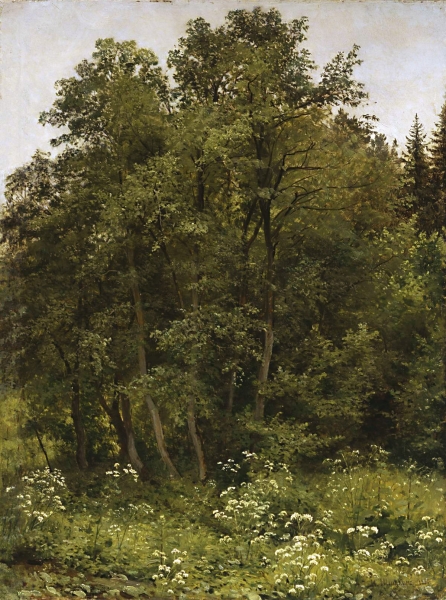 На опушке. 1885