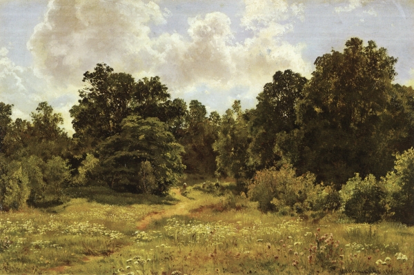 Опушка лиственного леса. 1895 Этюд