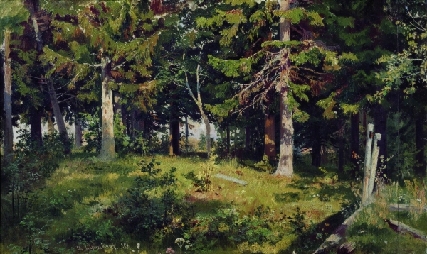 Поляна в лесу. 1889